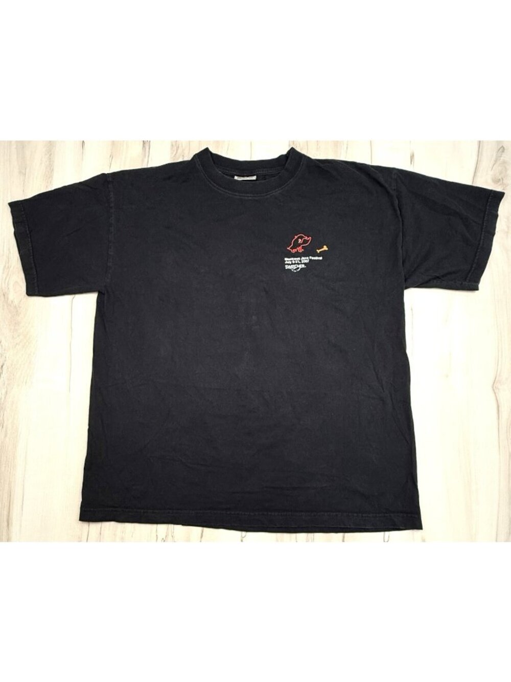 2007 Montreaux Jazz Festival Adult MEDIUM Black PERFORMER S/S T-SHIRT Switcher